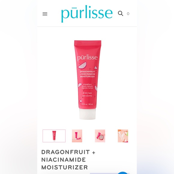 Purlisse dragon fruit, and niacinamide exfoliate - Picture 2 of 2